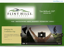 Tablet Screenshot of flinthillsfinancial.com